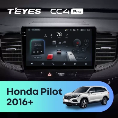 Штатная магнитола Teyes CC4 Pro 12/256 Honda Pilot 2016+