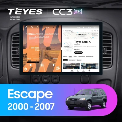 Штатная магнитола Teyes CC3 2K 4/32 Ford Escape (2000-2007) (13")