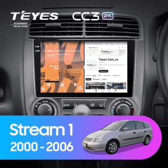 Штатная магнитола Teyes CC3 2K 6/128 Honda Stream 1 (2000-2006) F2
