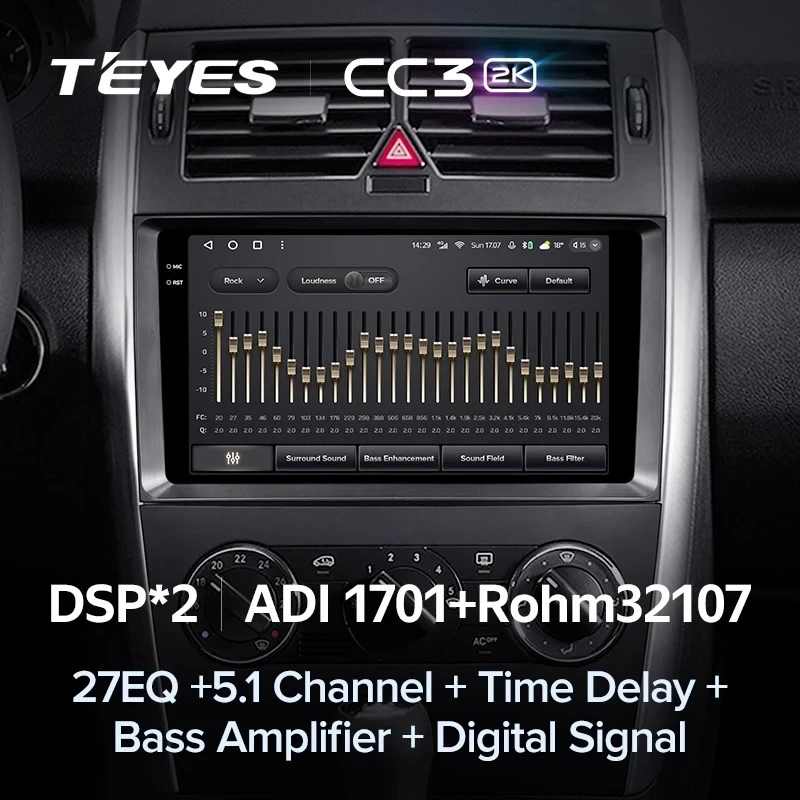 Штатная магнитола Teyes CC3 2K 6/128 Mercedes-Benz A-Class 2 W169 C169 (2004-2012)