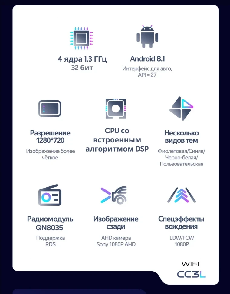 Штатная магнитола Teyes CC3L WiFi 2/32 Chery M11 A3 (2008-2015)