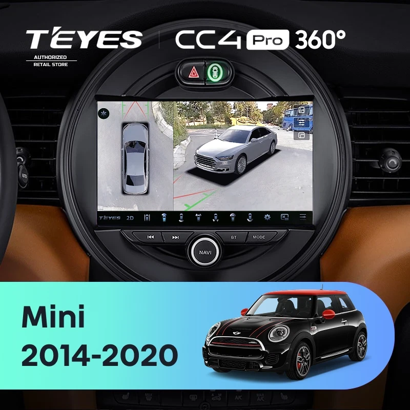 Штатная магнитола Teyes CC4 Pro 360 8/128 Mini Cooper (2014-2020)