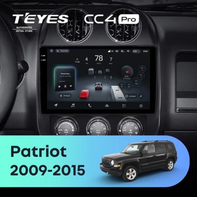Штатная магнитола Teyes CC4 Pro 8/128 Jeep Patriot (2009-2015)