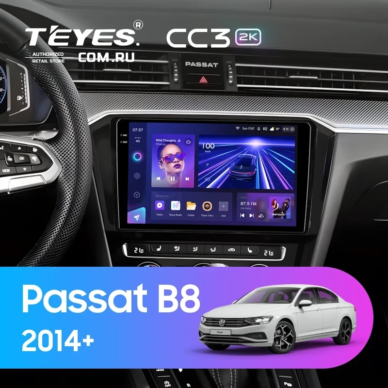 Штатная магнитола Teyes CC3 2K 4/64 Volkswagen Passat B8 2014+