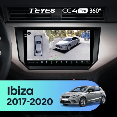 Штатная магнитола Teyes CC4 Pro 360 12/256 Seat Ibiza (2017-2020)