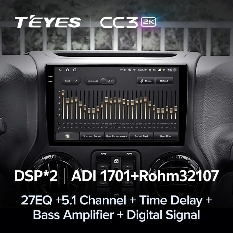 Штатная магнитола Teyes CC3 2K 360 6/128 Jeep Wrangler 3 JK (2010-2017) L14