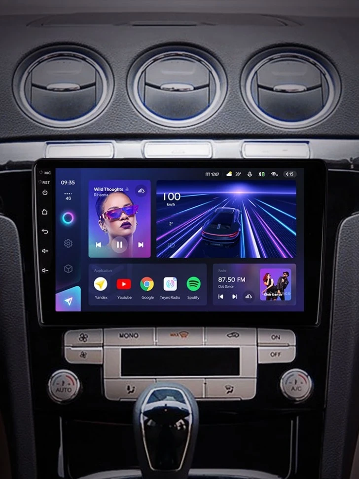 Штатная магнитола Teyes CC3 4/32 Ford S-MAX 1 (2006-2015) F1