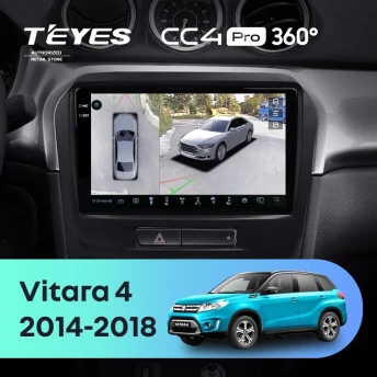 Штатная магнитола Teyes CC4 Pro 360 8/128 Suzuki Vitara 2 (2014-2018)