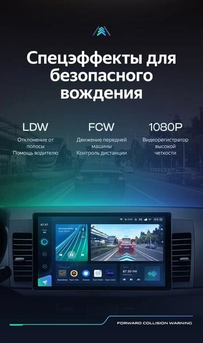 Штатная магнитола Teyes CC3 2K 4/64 Mitsubishi Lancer 10 CY (2007-2012) Тип-B (11")