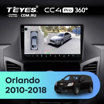 Штатная магнитола Teyes CC4 Pro 360 8/128 Chevrolet Orlando (2010-2018)
