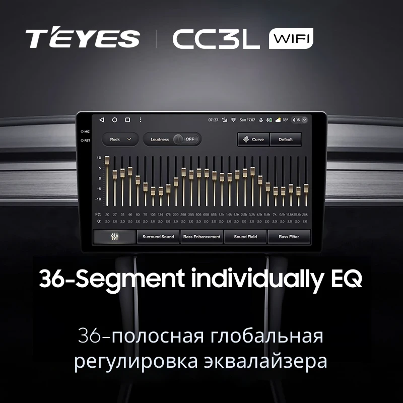 Штатная магнитола Teyes CC3L WiFi 2/32 Daihatsu Mira eS (2013-2017)