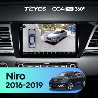 Штатная магнитола Teyes CC4 Pro 360 8/128 Kia Niro DE (2016-2019)