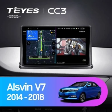 Штатная магнитола Teyes CC3 4/32 Changan Alsvin V7 (2014-2018)
