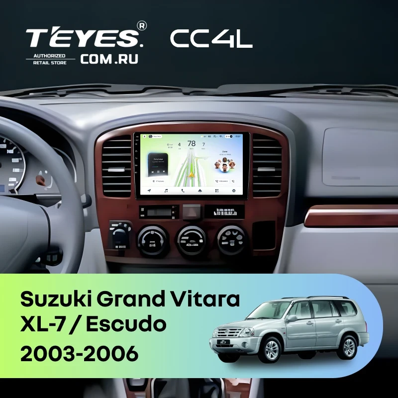 Штатная магнитола Teyes CC4L 4/64 Suzuki Grand Vitara XL-7 (2003-2006)