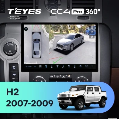 Штатная магнитола Teyes CC4 Pro 360 12/256 Hummer H2 E85 (2007-2009) F1 (11")