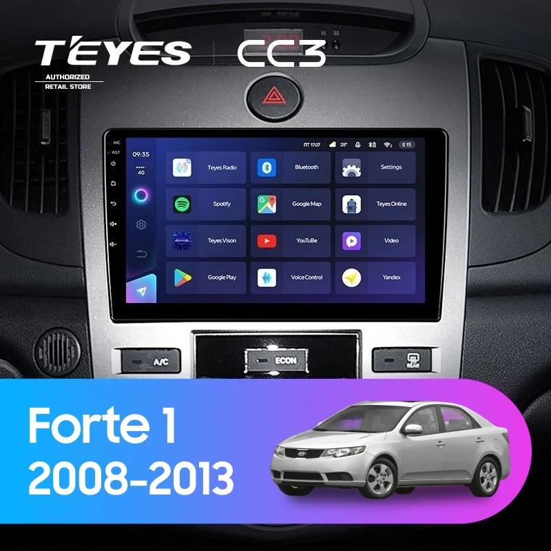 Штатная магнитола Teyes CC3 4/32 Kia Forte 1 (2008-2013) F2