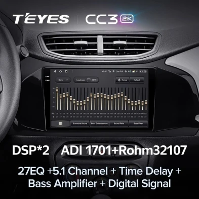 Штатная магнитола Teyes CC3 2K 4/64 Chevrolet Onix (2012-2019)