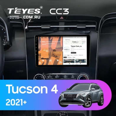 Штатная магнитола Teyes CC3 4/32 Hyundai Tucson 4 (2021-2025) (кондиционер)