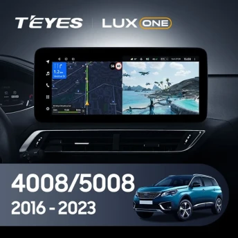 Штатная магнитола Teyes LUX ONE 360 6/128 Peugeot 4008 (2016-2023)