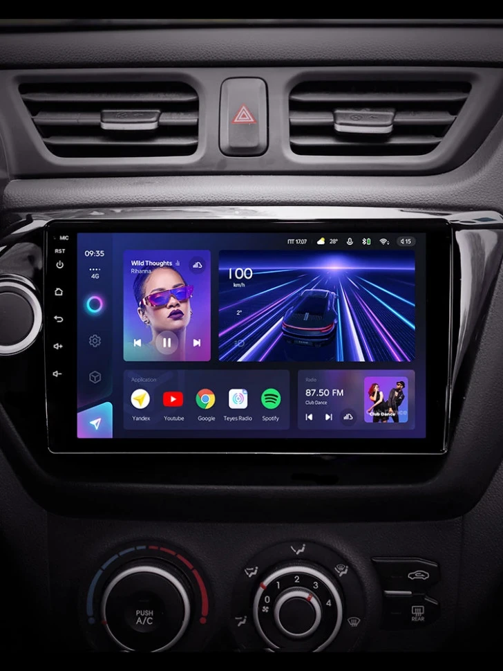 Штатная магнитола Teyes CC3 6/128 Kia Rio 3 (2011-2017)