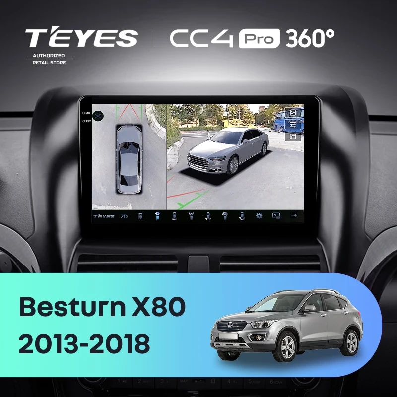 Штатная магнитола Teyes CC4 Pro 360 8/128 FAW Besturn X80 (2013-2018) F1