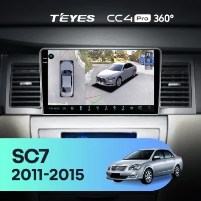 Штатная магнитола Teyes CC4 Pro 360 12/256 Geely SC7 (2011-2015)