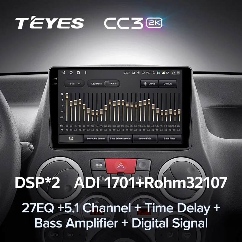 Штатная магнитола Teyes CC3 2K 4/32 Fiat Panda 2 (2003-2012)