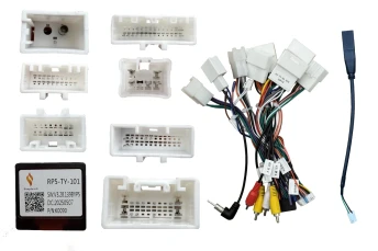 Комплект проводов для установки WM-MT в Toyota 2015+ (основной, антенна, мультируль, CAN, AMP, CAM)