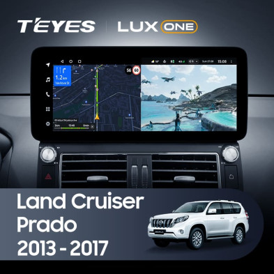 Штатная магнитола Teyes LUX ONE 4/64 Toyota Land Cruiser Prado 150 (2013-2017) F1