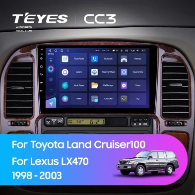 Штатная магнитола Teyes CC3 4/32 Lexus LX470 (1998-2003) F3