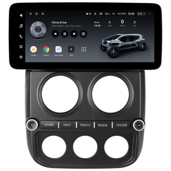 Переходная рамка Jeep Compass MK (2010-2016) (12,3")