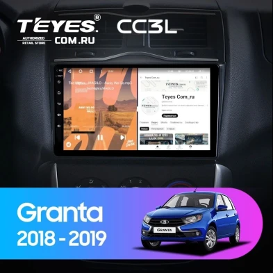 Штатная магнитола Teyes CC3L 4/32 Lada Granta Cross (2018-2023)