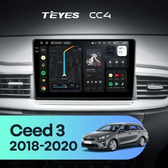 Штатная магнитола Teyes CC4 8/128 Kia Ceed 3 CD (2018-2020)