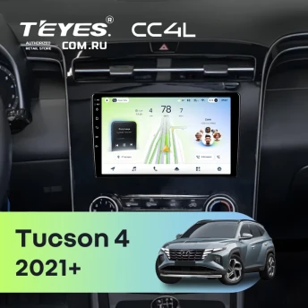 Штатная магнитола Teyes CC4L 6/64 Hyundai Tucson 4 (2021-2025) (кондиционер)