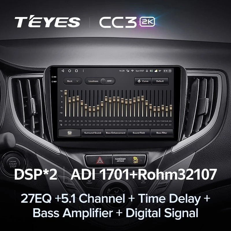 Штатная магнитола Teyes CC3 2K 4/64 Suzuki Baleno 2 (2015-2022)