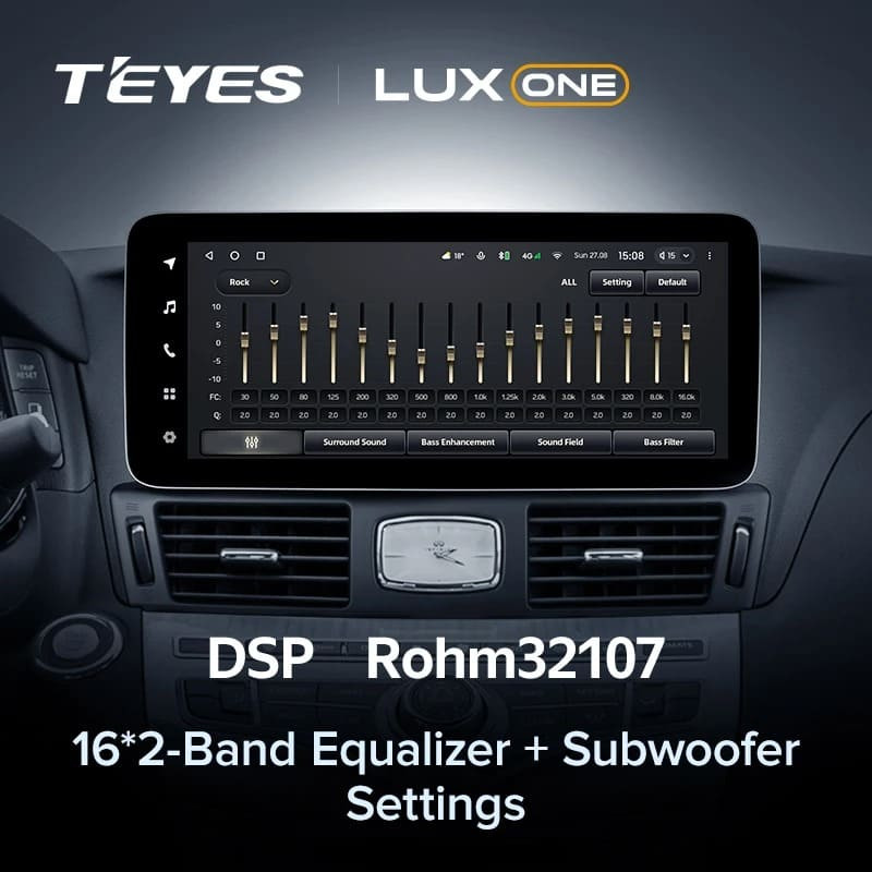 Штатная магнитола Teyes LUX ONE 4/64 Nissan Fuga 2 (2009-2024) Тип-B