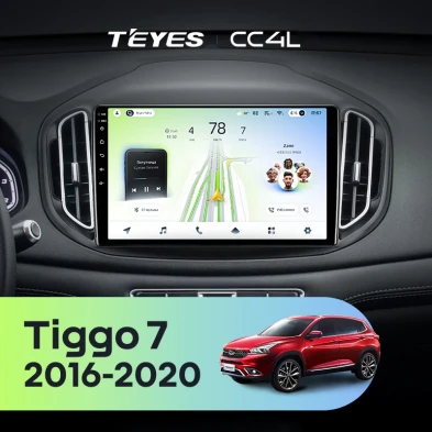 Штатная магнитола Teyes CC4L 6/64 Chery Tiggo 7 (2016-2020) F1