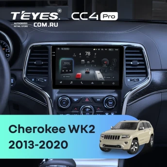Штатная магнитола Teyes CC4 Pro 8/128 Jeep Grand Cherokee WK2 (2013-2020) F3