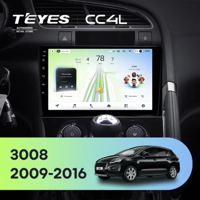 Штатная магнитола Teyes CC4L 6/64 Peugeot 3008 1 (2009-2016) F1