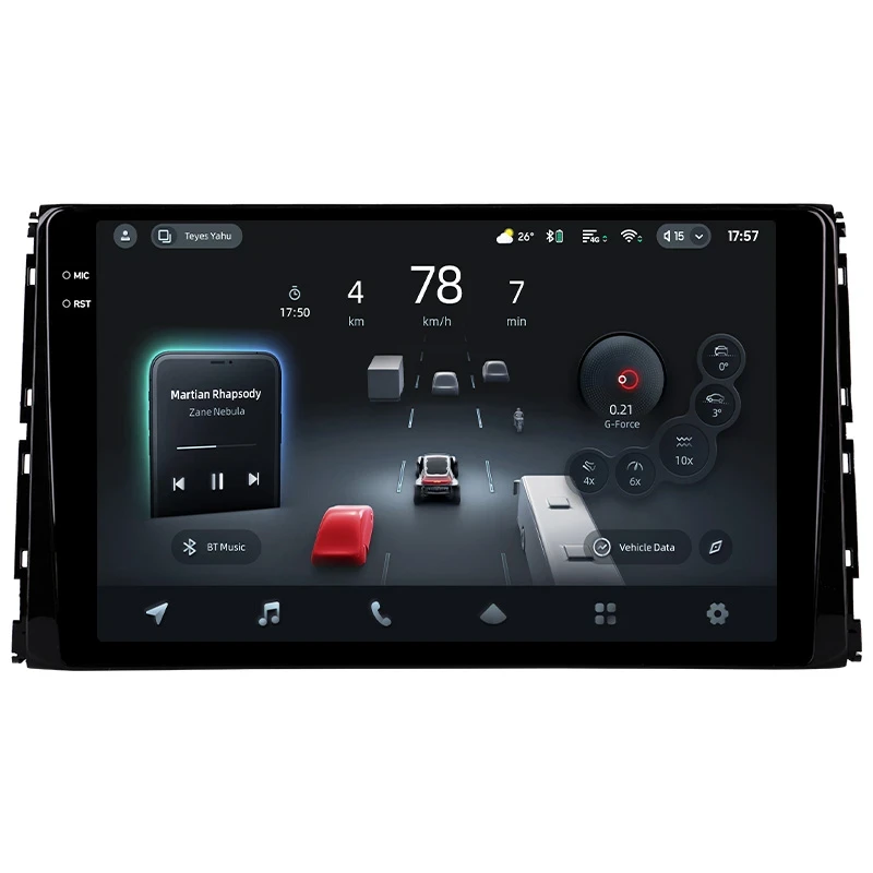 Переходная рамка Toyota RAV4 5 XA50 (1 Din) F2 (2018-2023) Тип-B (10")