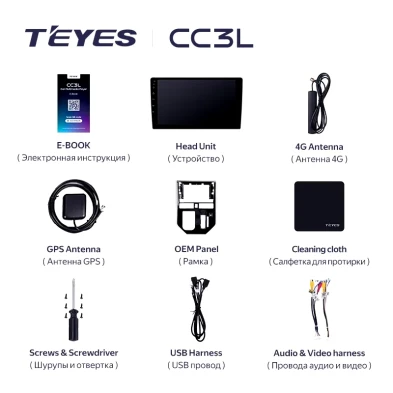 Штатная магнитола Teyes CC3L 4/32 Toyota Tank (2016-2023) Правый руль