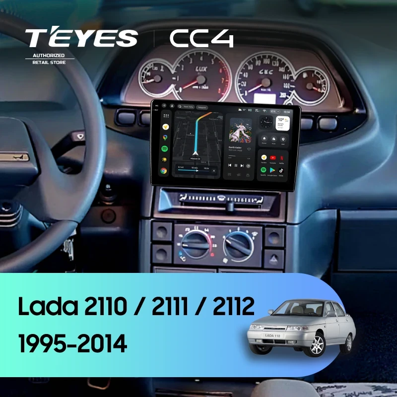 Штатная магнитола Teyes CC4 6/64 Lada 2111 (1995-2014)