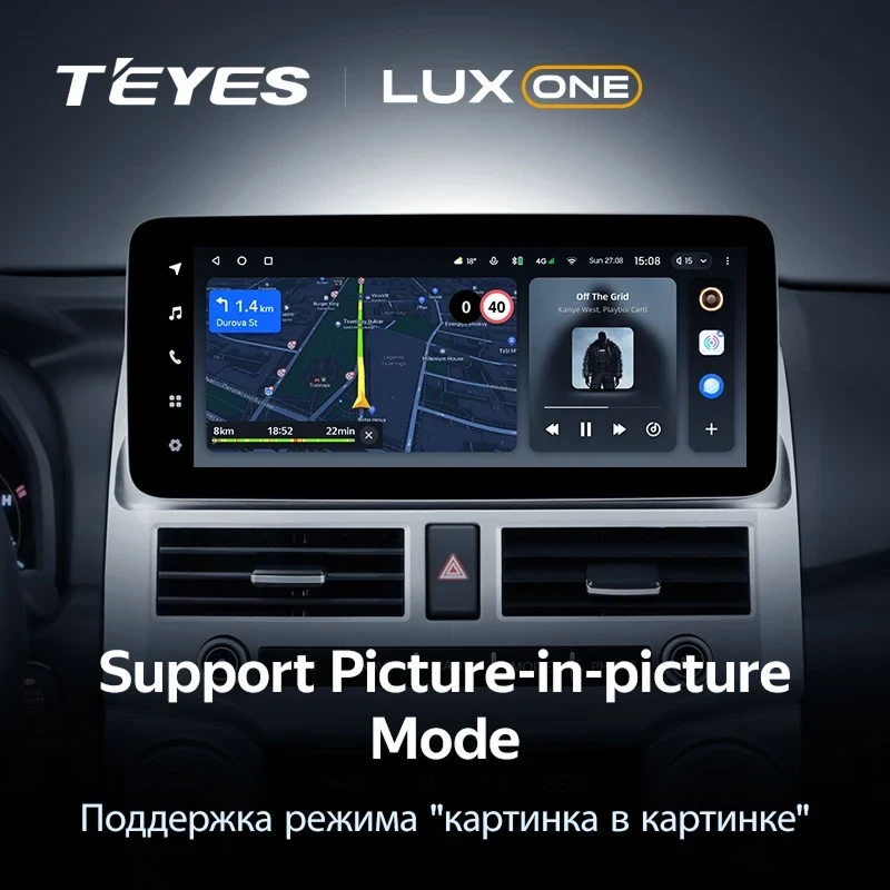 Штатная магнитола Teyes LUX ONE 4/64 Toyota 4Runner 5 N280 (2009-2024)