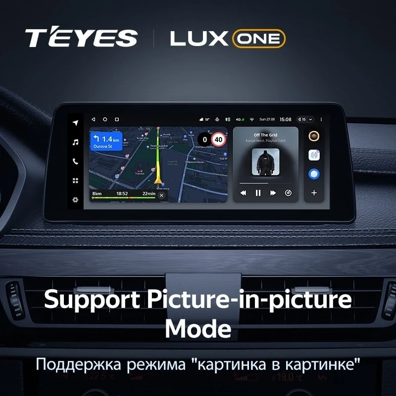 Штатная магнитола Teyes LUX ONE 6/128 BMW X6 E71 (CIC) (2010-2014)