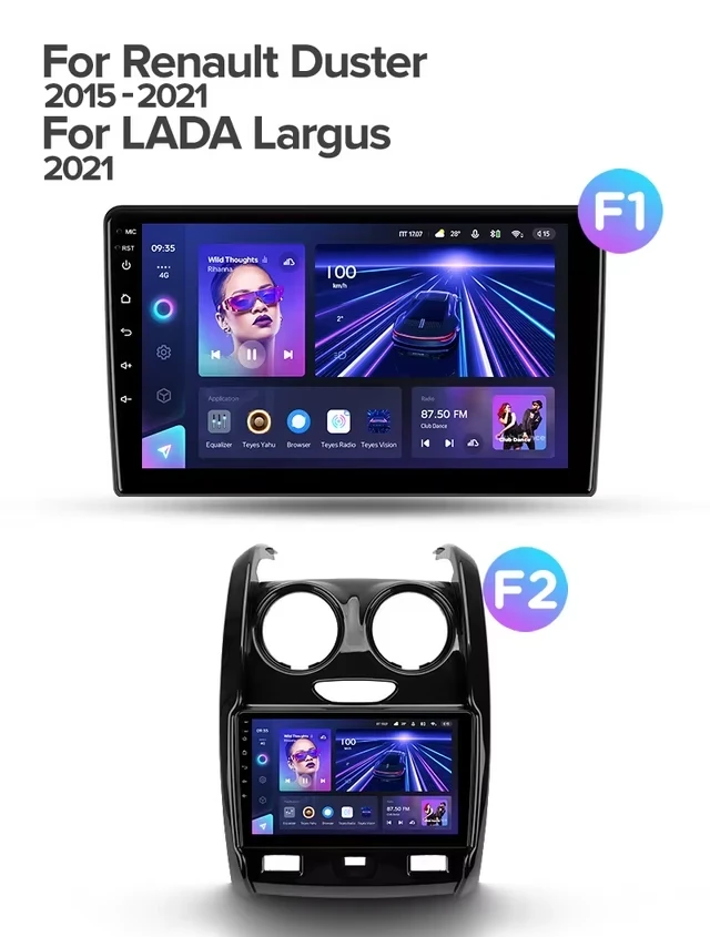 Штатная магнитола Teyes CC3L WiFi 2/32 Lada Largus 2021+ F1