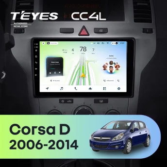 Штатная магнитола Teyes CC4L 6/64 Opel Corsa D (2006-2014) F2