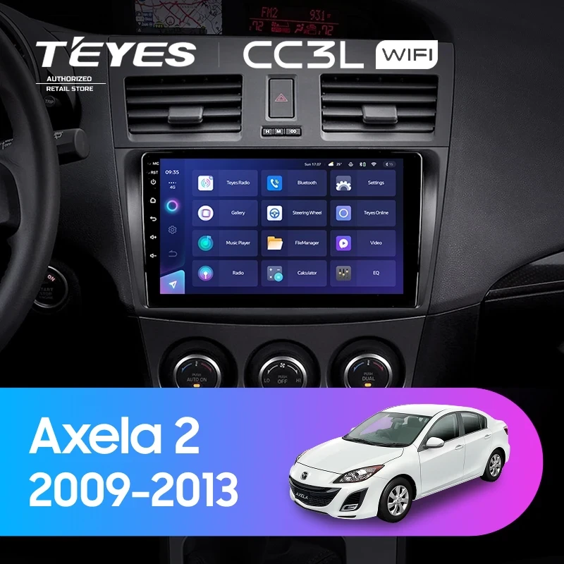 Штатная магнитола Teyes CC3L WiFi 2/32 Mazda Axela 2 (2009-2013)