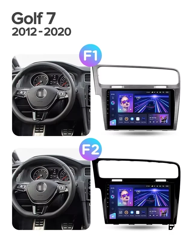 Штатная магнитола Teyes CC3 4/32 Volkswagen Golf 7 MK7 (2012-2020) F1