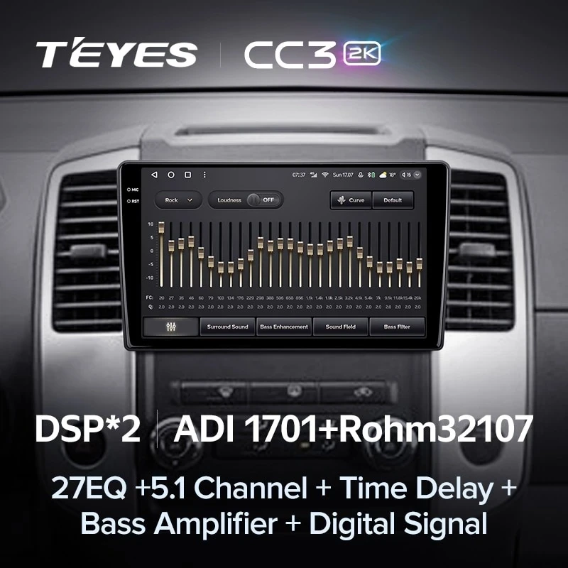 Штатная магнитола Teyes CC3 2K 360 6/128 Nissan Frontier (2009-2012)