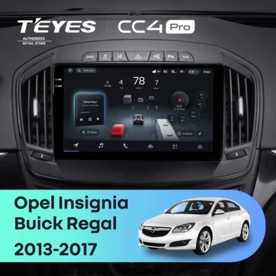 Штатная магнитола Teyes CC4 Pro 8/128 Opel Insignia (2013-2017) Тип-B